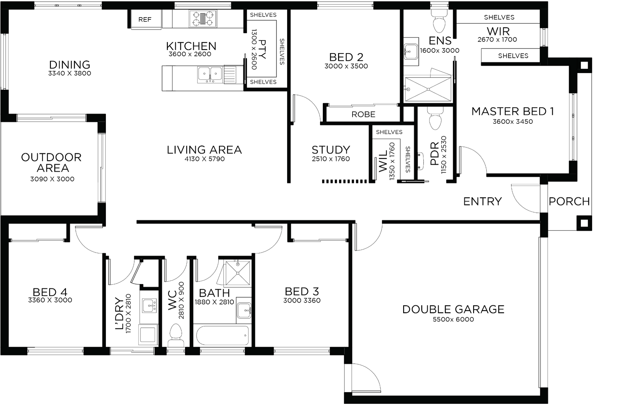 Jacaranda floor plan